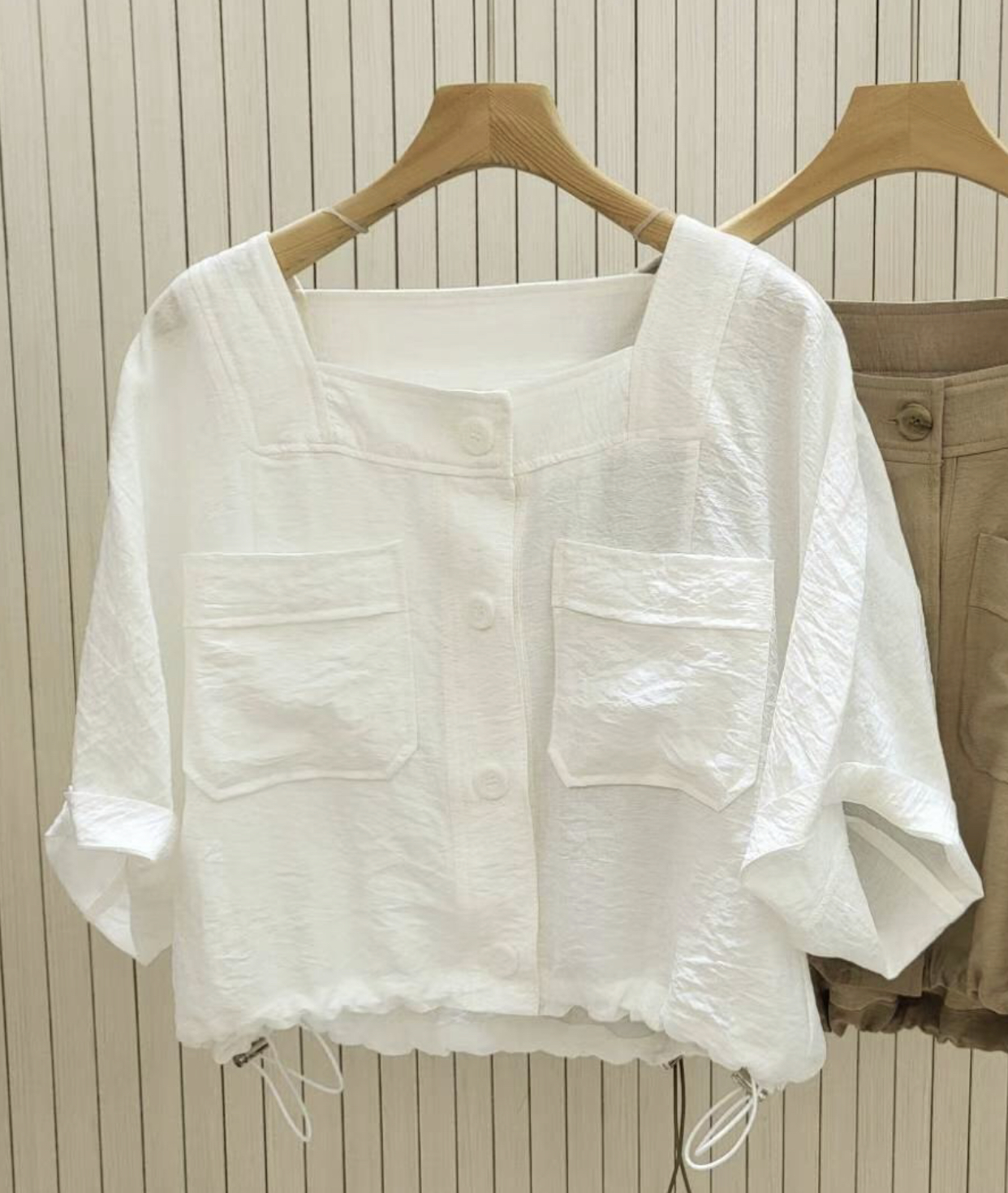 COCOS/ONE TOP韓國代購㊣女裝新品推薦休閑熱賣襯衫蕾絲衫COCOS/ONE TOP襯衫/蕾絲衫圖色2