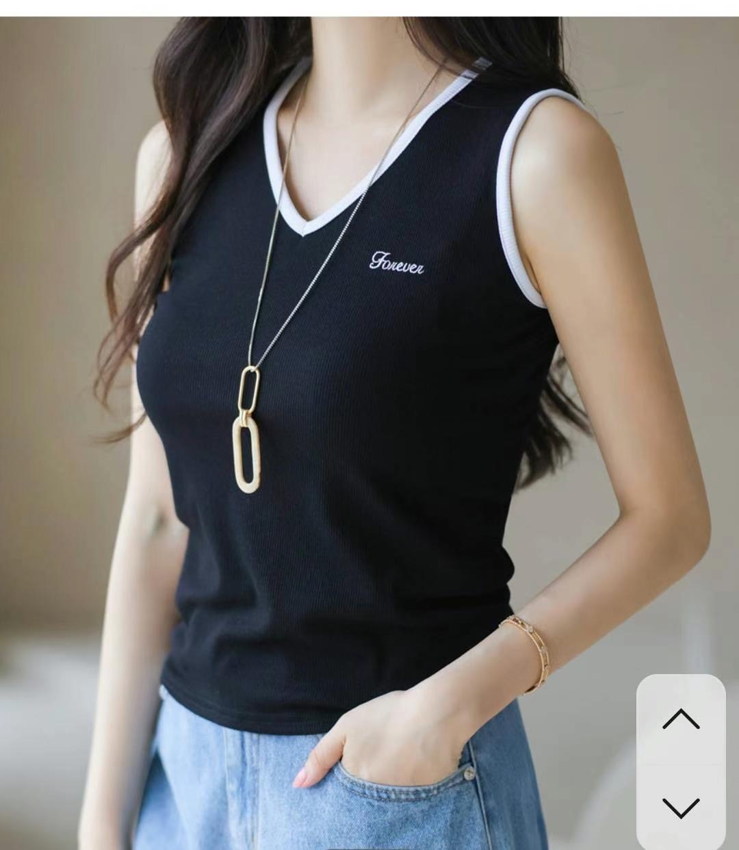 COCOS/ONE TOP東大門㊣實拍女裝新品熱賣真品時尚吊帶背心COCOS/ONE TOP吊帶/背心