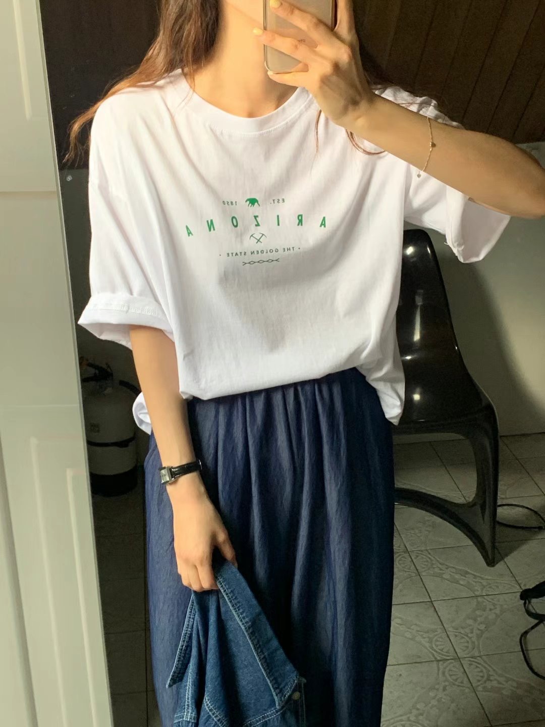 TDOUBLEJ東大門㊣實拍女裝新款休閑推薦人氣時尚25春夏熱賣T恤TDOUBLEJT恤
