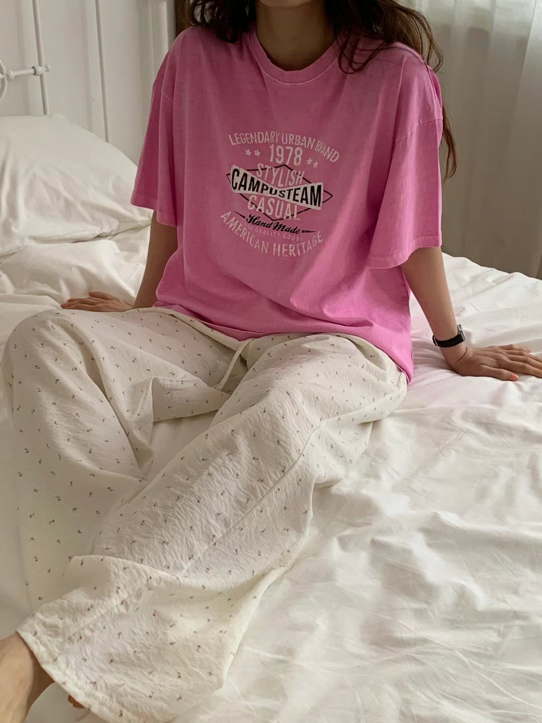 TDOUBLEJ韓國代購㊣女裝新款職業休閑推薦熱賣真品人氣25春夏T恤TDOUBLEJT恤圖色3