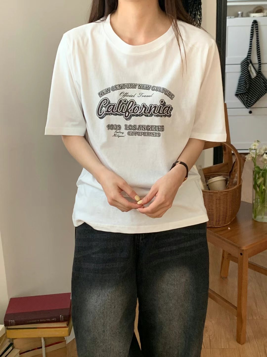 TDOUBLEJ東大門㊣直郵女裝新品25春夏推薦休閑真品熱賣時尚T恤TDOUBLEJT恤