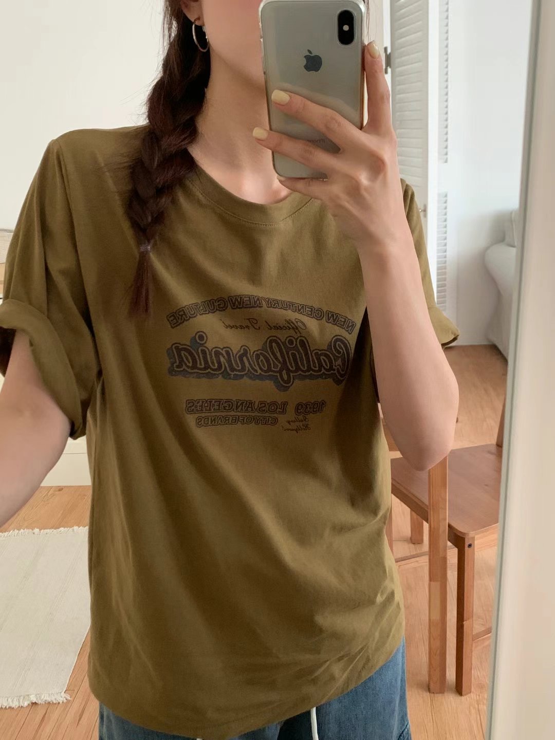 TDOUBLEJ東大門㊣直郵女裝新品25春夏推薦休閑真品熱賣時尚T恤TDOUBLEJT恤圖色4