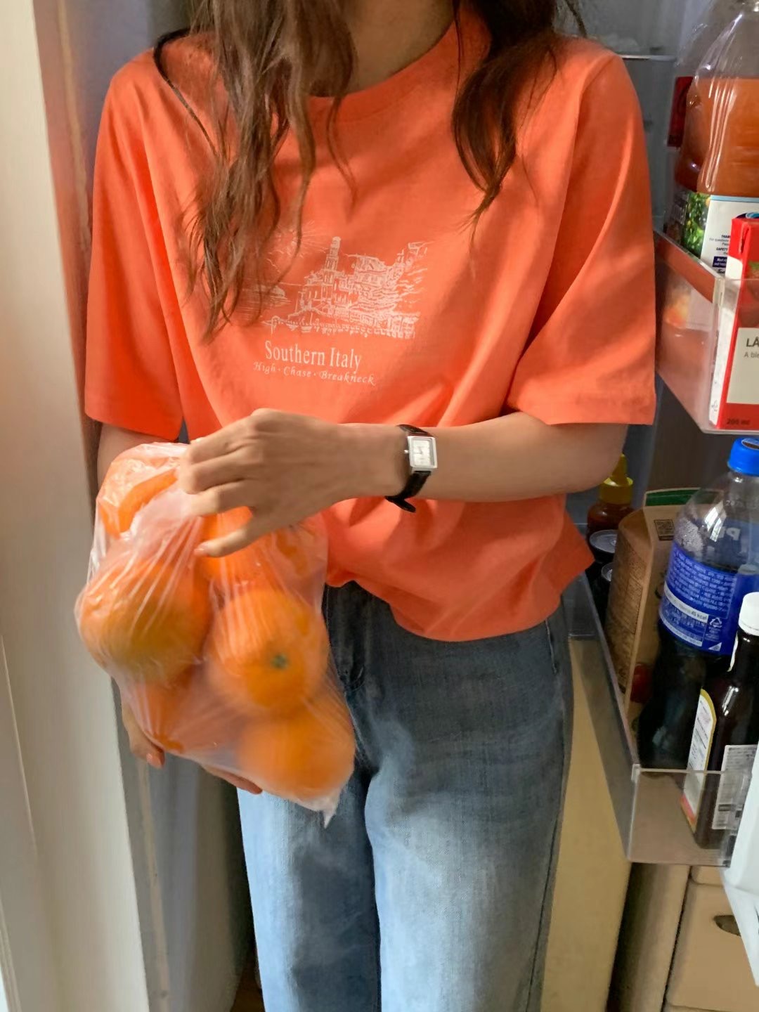 TDOUBLEJ東大門㊣實拍女士新品職業推薦人氣25春夏休閑時尚T恤TDOUBLEJT恤圖色4