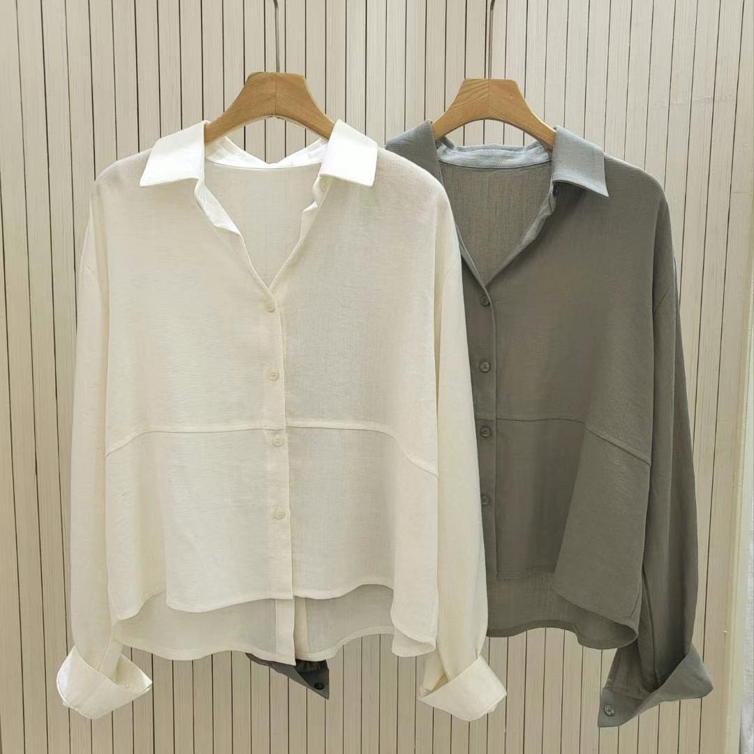 COCOS/ONE TOP東大門㊣實拍女裝新品職業25春夏襯衫蕾絲衫COCOS/ONE TOP襯衫/蕾絲衫