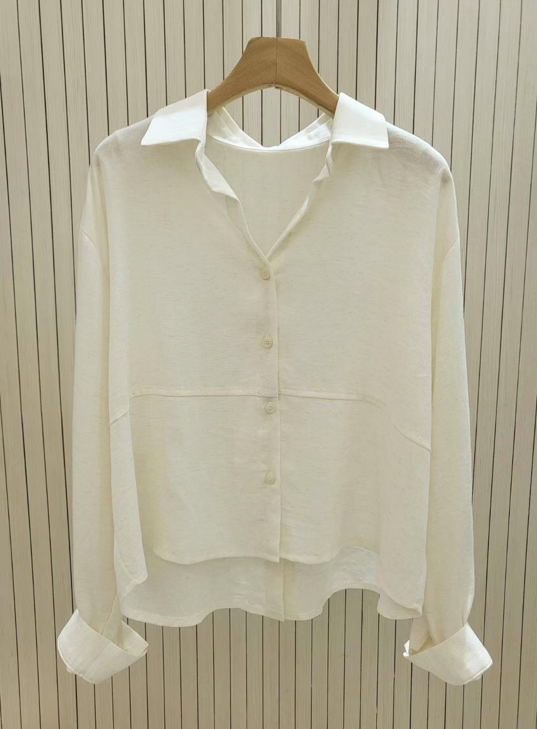 COCOS/ONE TOP東大門㊣實拍女裝新品職業25春夏襯衫蕾絲衫COCOS/ONE TOP襯衫/蕾絲衫