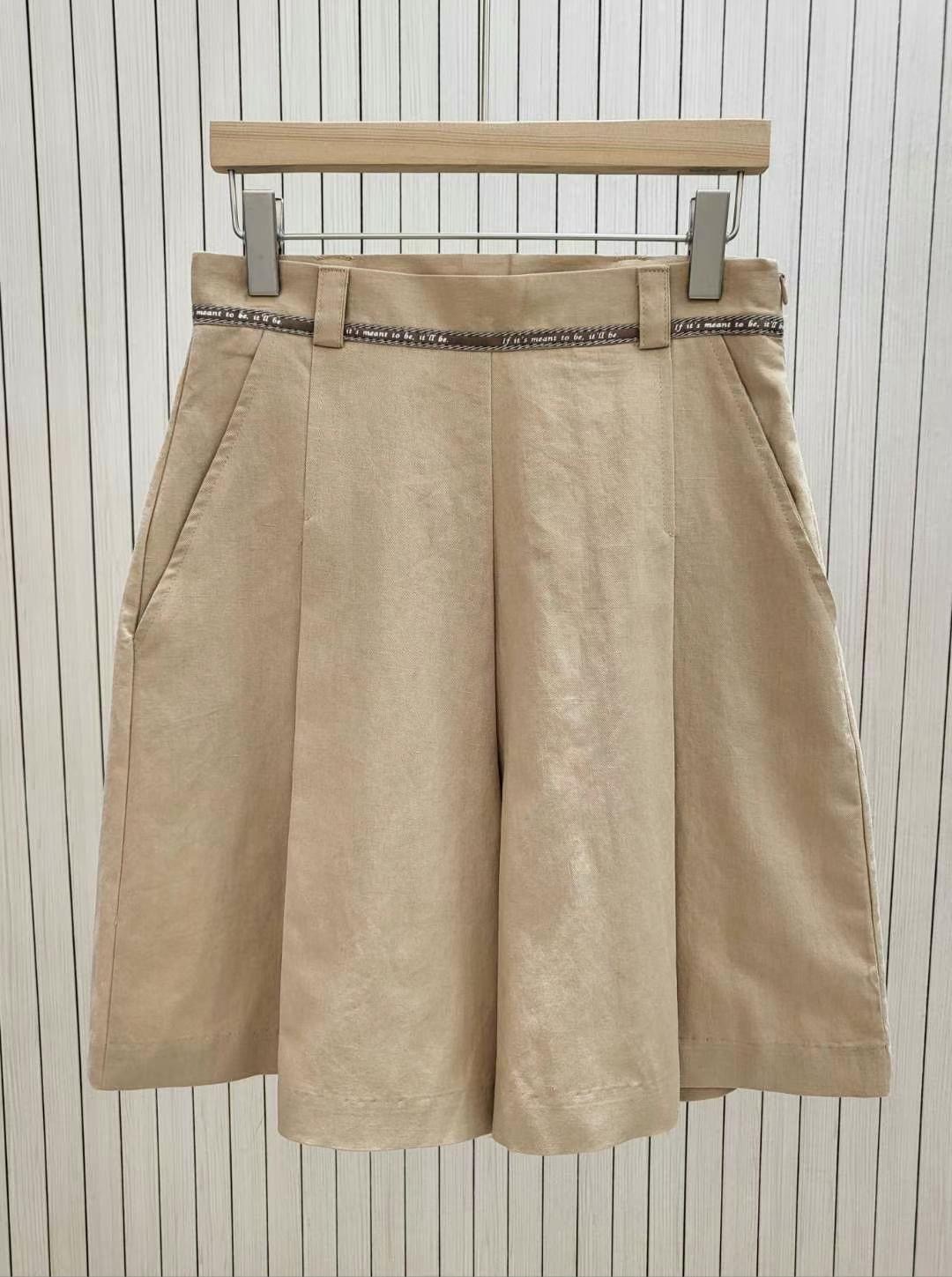 COCOS/ONE TOP韓國代購㊣女裝新品25春夏熱賣推薦休閑短褲COCOS/ONE TOP短褲圖色2
