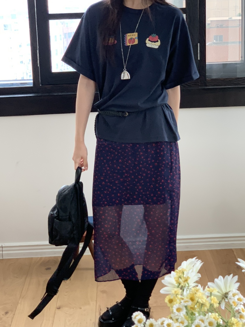 BEFORE SUNRISE韓國直郵㊣女裝新款25春夏休閑職業時尚長裙BEFORE SUNRISE長裙