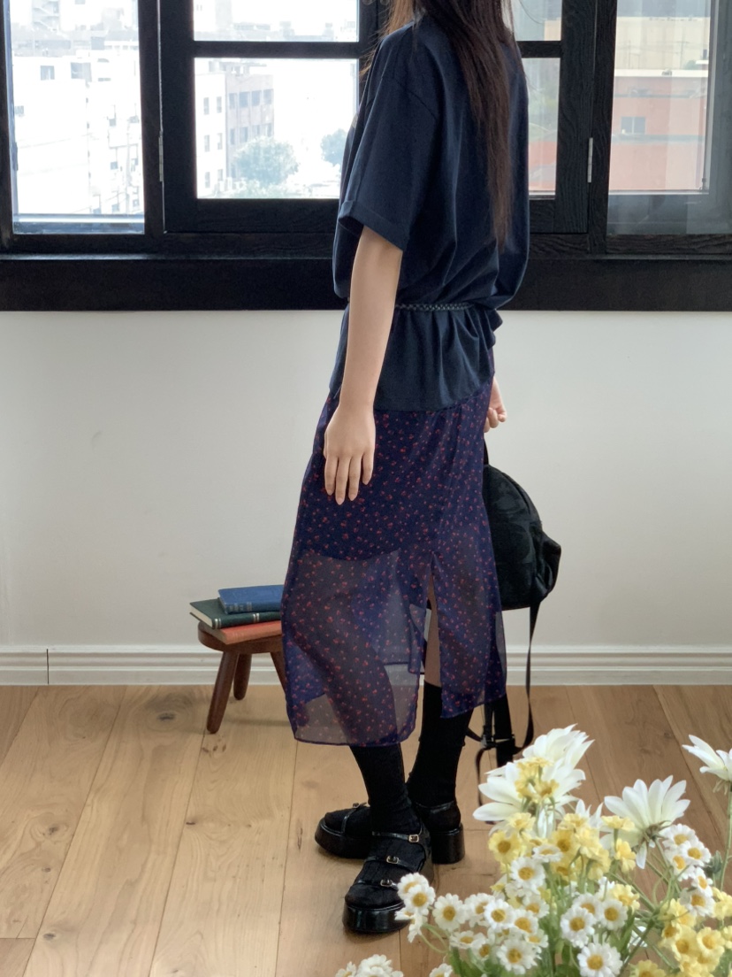 BEFORE SUNRISE韓國直郵㊣女裝新款25春夏休閑職業時尚長裙BEFORE SUNRISE長裙
