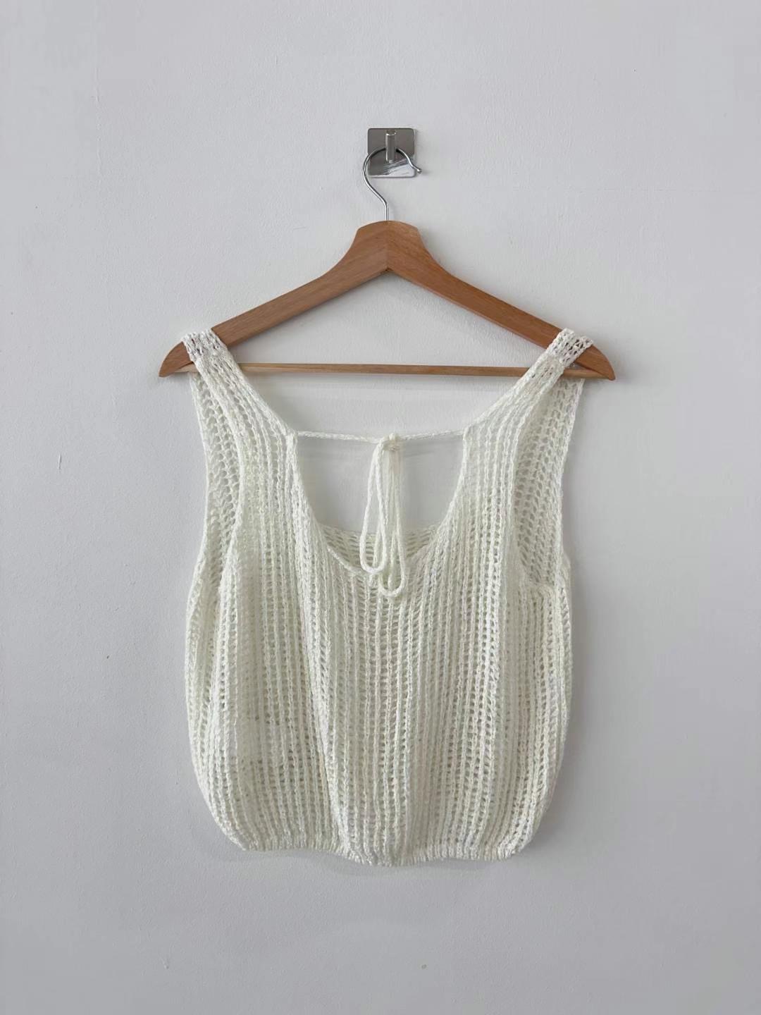 DOTNODI(無品牌標)東大門㊣實拍女裝新品真品25春夏吊帶背心DOTNODI吊帶/背心