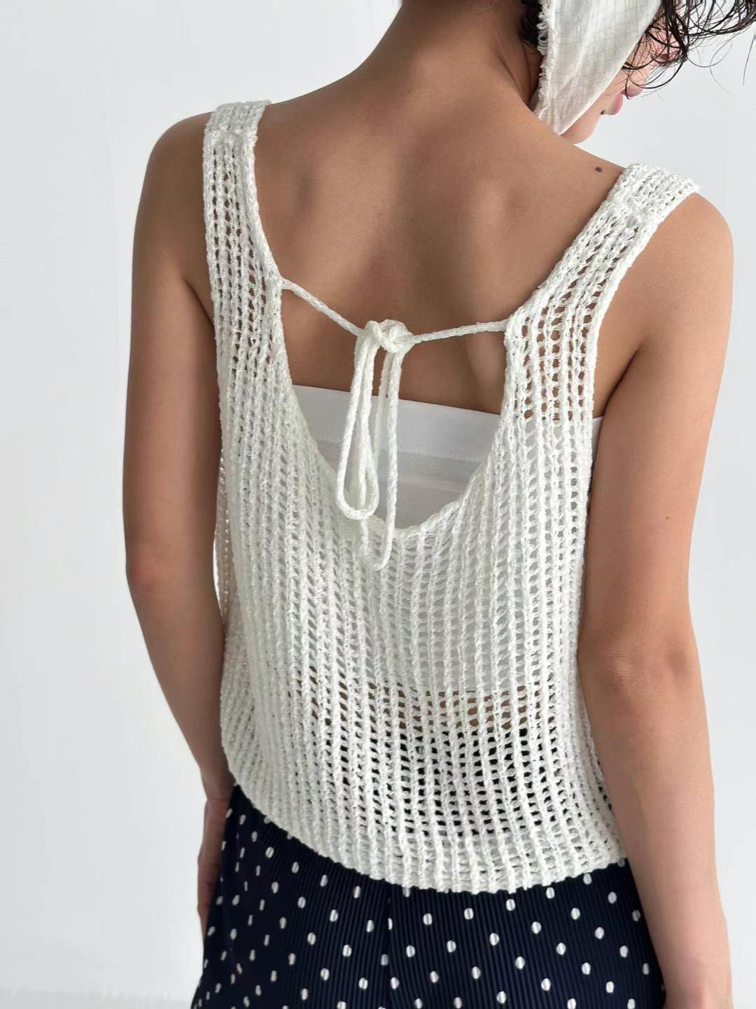 DOTNODI(無品牌標)東大門㊣實拍女裝新品真品25春夏吊帶背心DOTNODI吊帶/背心
