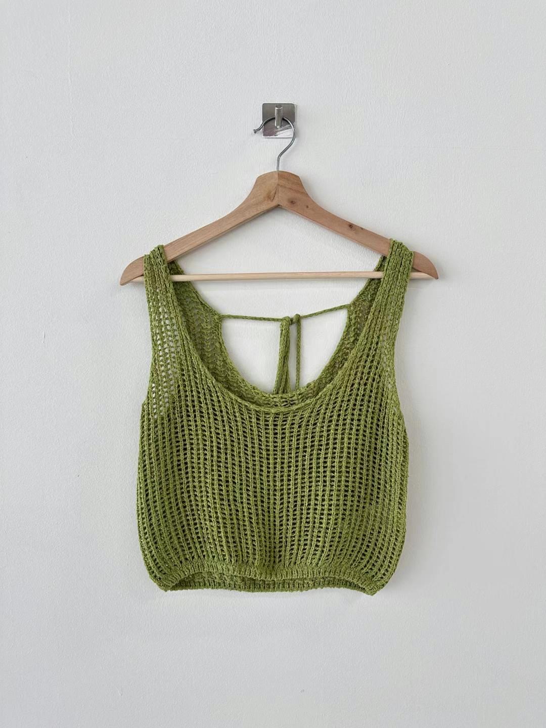 DOTNODI(無品牌標)東大門㊣實拍女裝新品真品25春夏吊帶背心DOTNODI吊帶/背心
