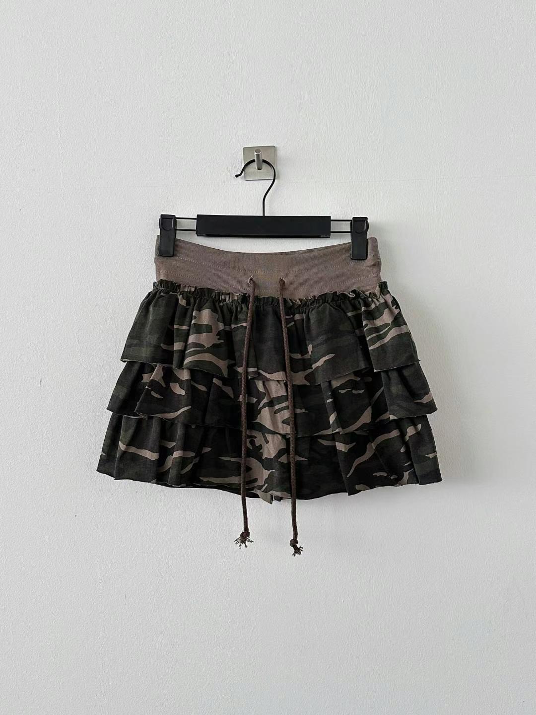 DOTNODI(無品牌標)東大門㊣實拍女裝新品熱賣人氣25春夏短裙DOTNODI短裙