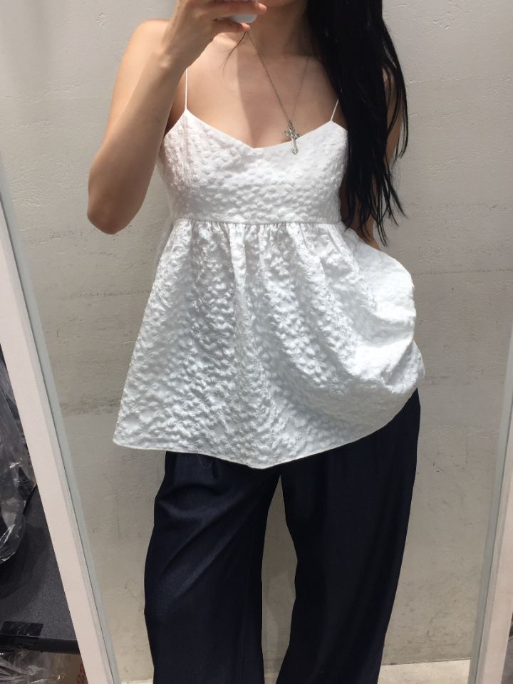 mars東大門㊣直郵女裝新品職業休閑熱賣25春夏真品吊帶背心mars吊帶/背心圖色2