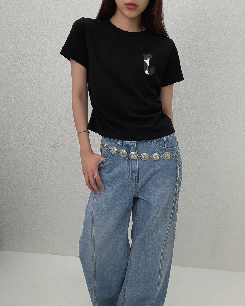 JMIND東大門㊣直郵女裝新品時尚休閑熱賣人氣職業真品25春夏T恤JMINDT恤
