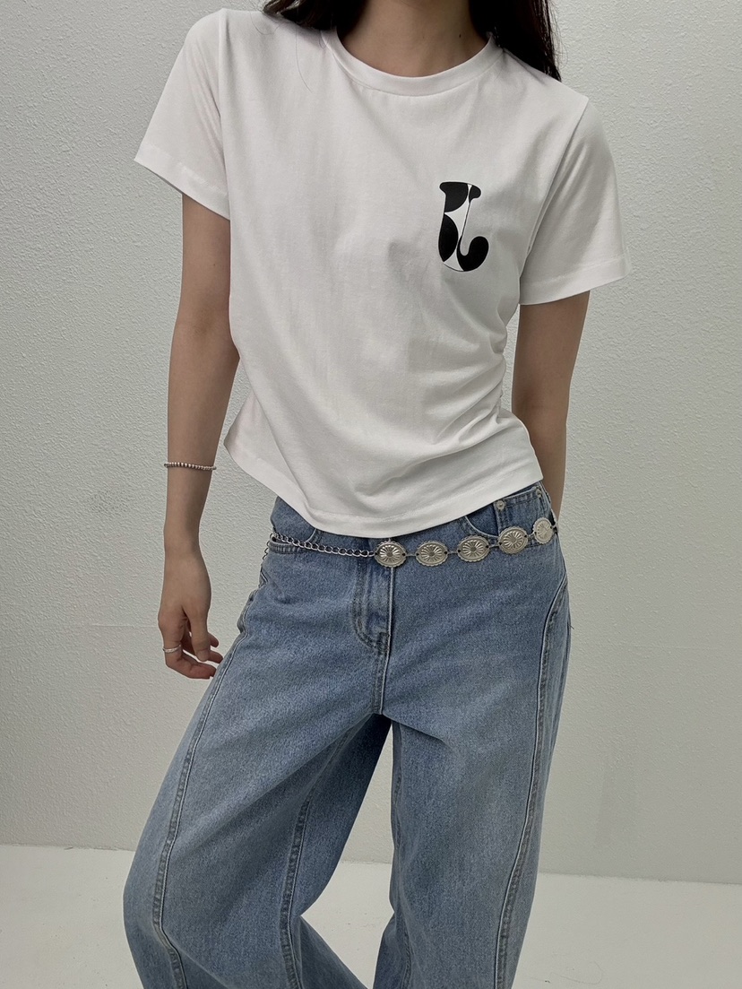JMIND東大門㊣直郵女裝新品時尚休閑熱賣人氣職業真品25春夏T恤JMINDT恤