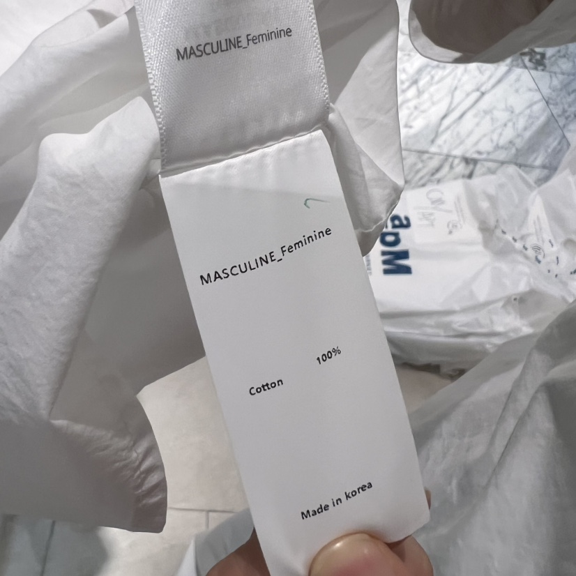 MASCULINE韓國代購㊣女裝新品25春夏推薦人氣休閑襯衫蕾絲衫MASCULINE襯衫/蕾絲衫