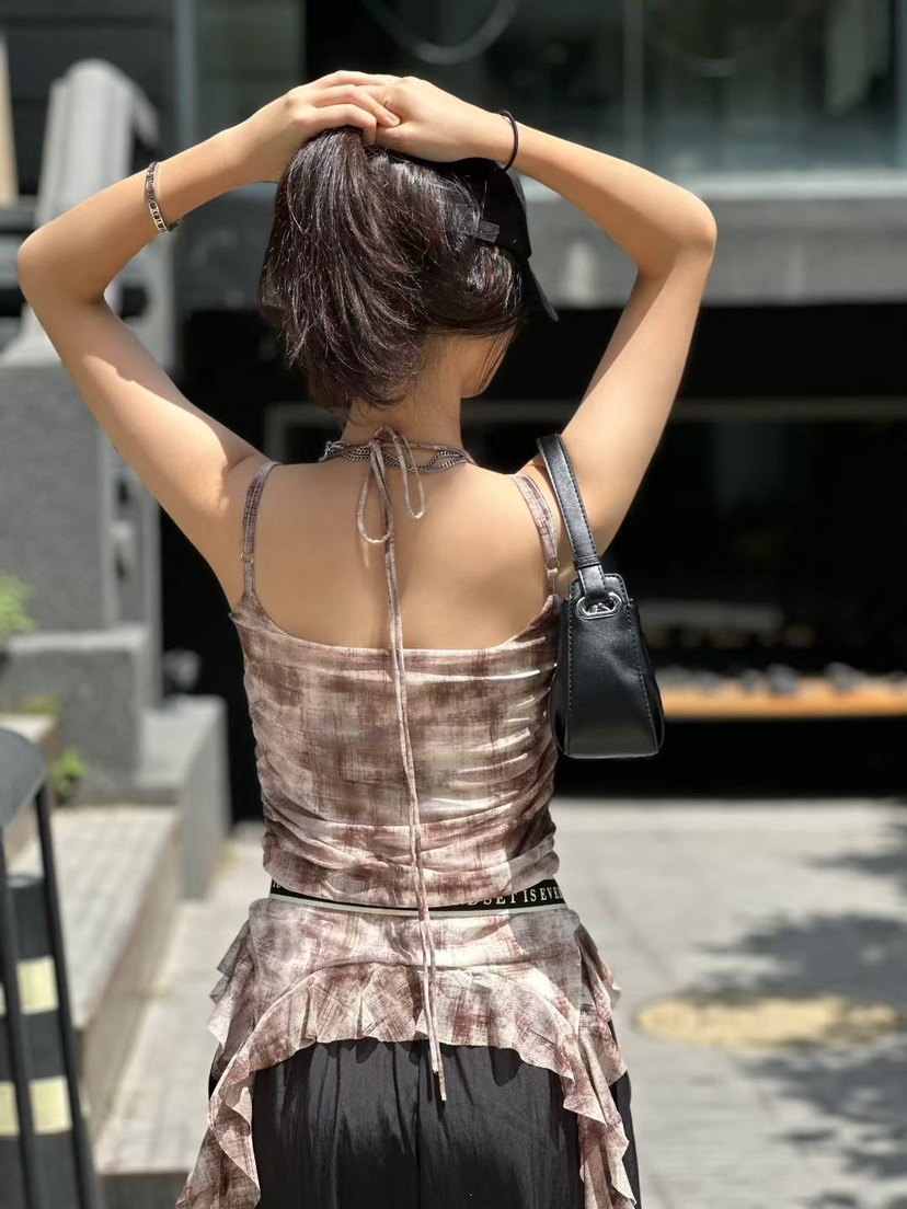 BADFORMUS韓國代購㊣女士新品人氣推薦職業吊帶背心不含腰帶BADFORMUS吊帶/背心