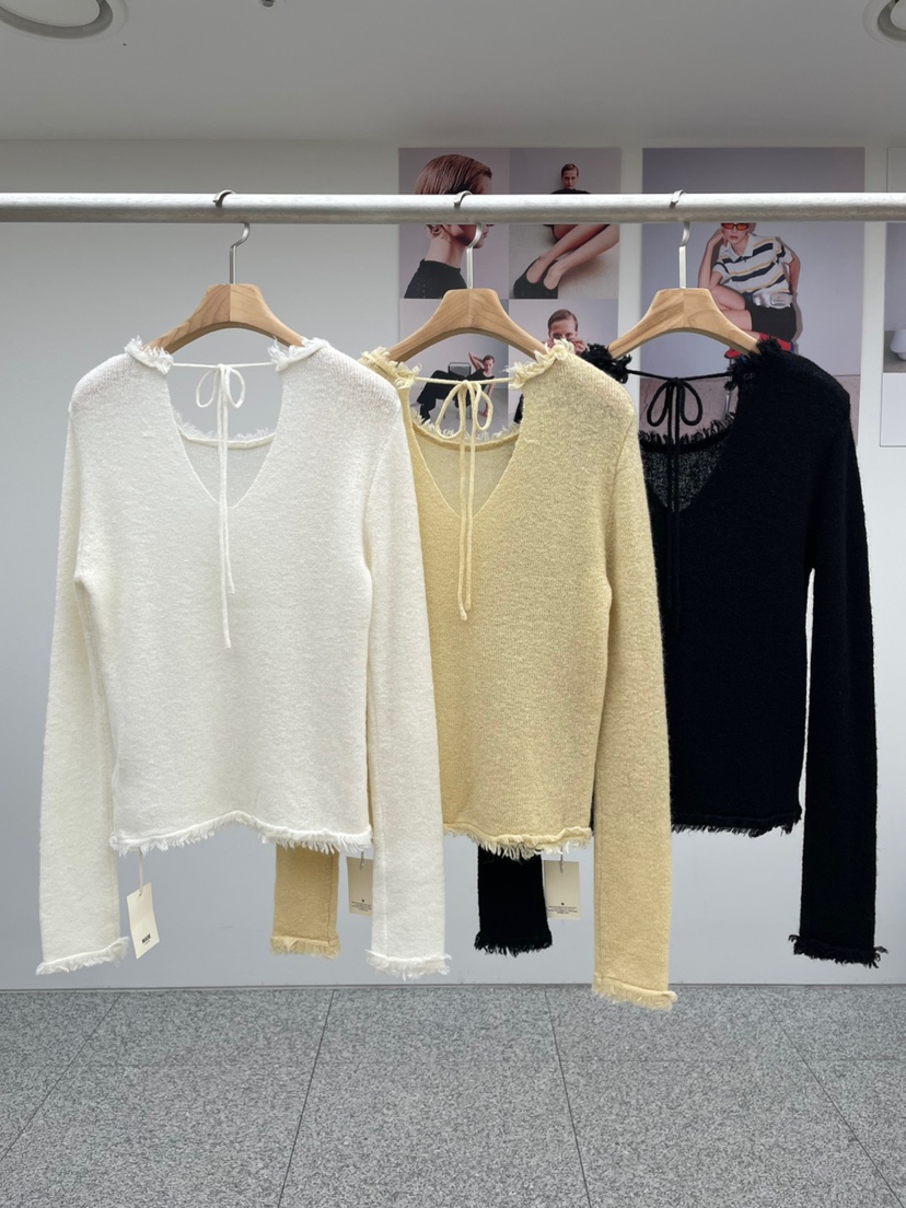 MADE-P東大門㊣實拍女裝新款真品25春夏人氣職業熱賣針織衫MADE-P針織衫