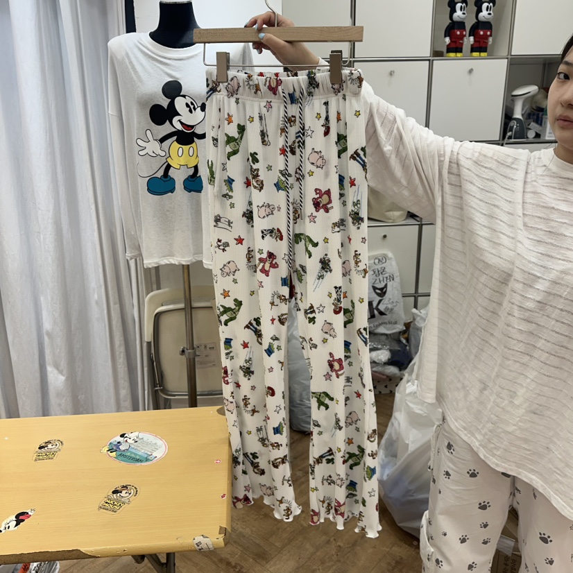 DE LINE東大門㊣實拍女士新品休閑25春夏時尚熱賣人氣休閑褲DE LINE休閑褲