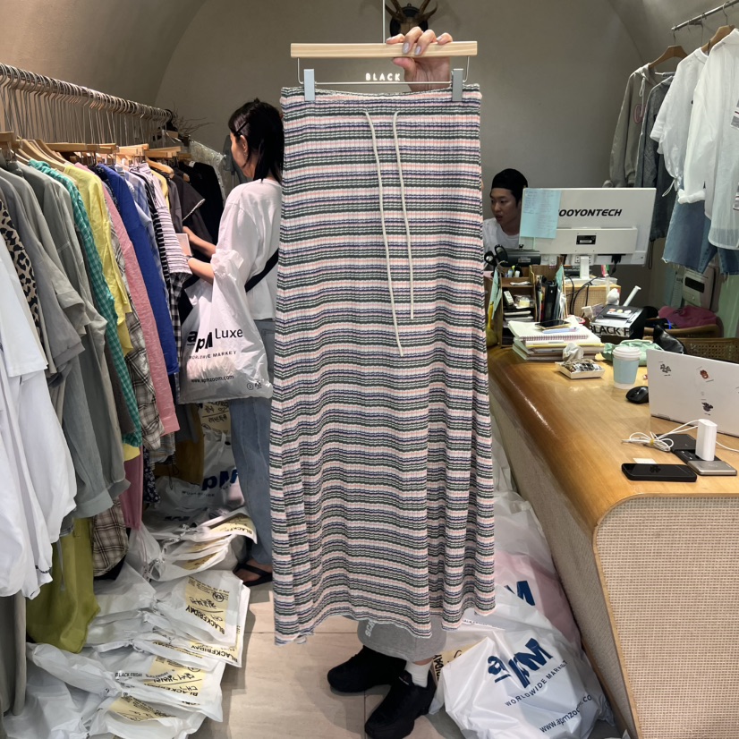 BLACKFRIDAY東大門㊣代購女士新品25春夏熱賣真品半身裙中短裙BLACK FRIDAY半身裙/中短裙
