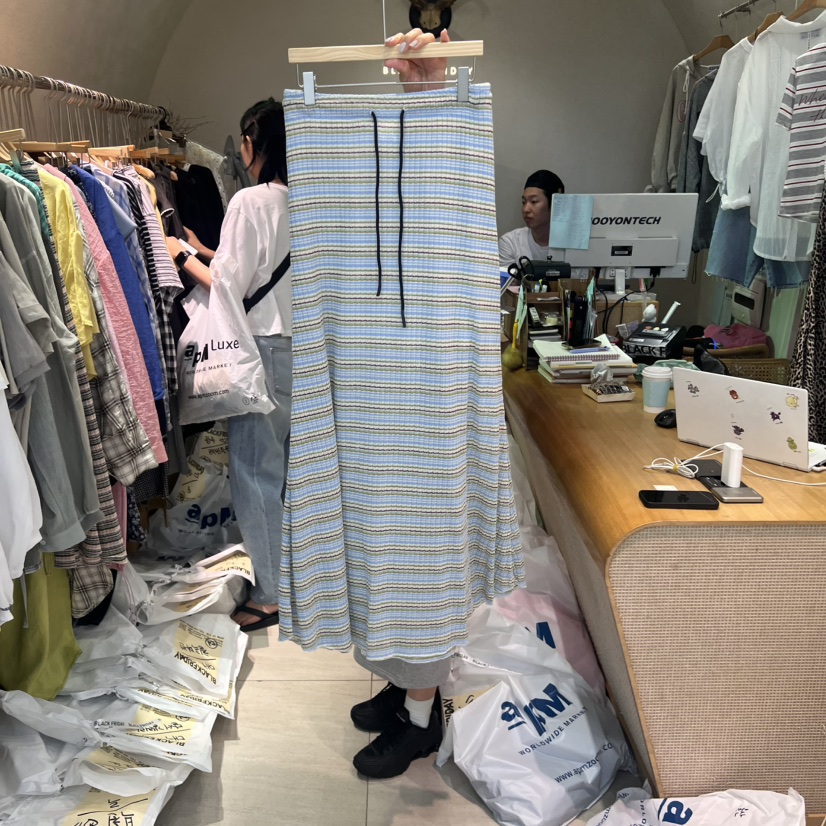 BLACKFRIDAY東大門㊣代購女士新品25春夏熱賣真品半身裙中短裙BLACK FRIDAY半身裙/中短裙圖色2