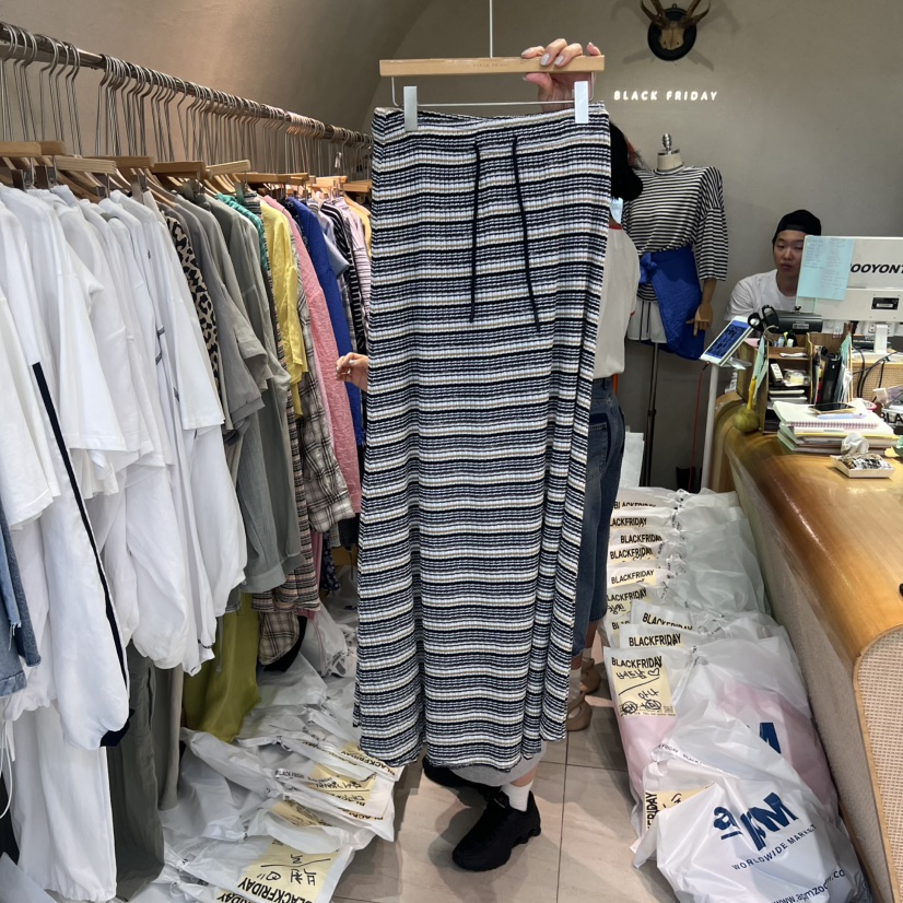 BLACKFRIDAY東大門㊣代購女士新品25春夏熱賣真品半身裙中短裙BLACK FRIDAY半身裙/中短裙圖色3