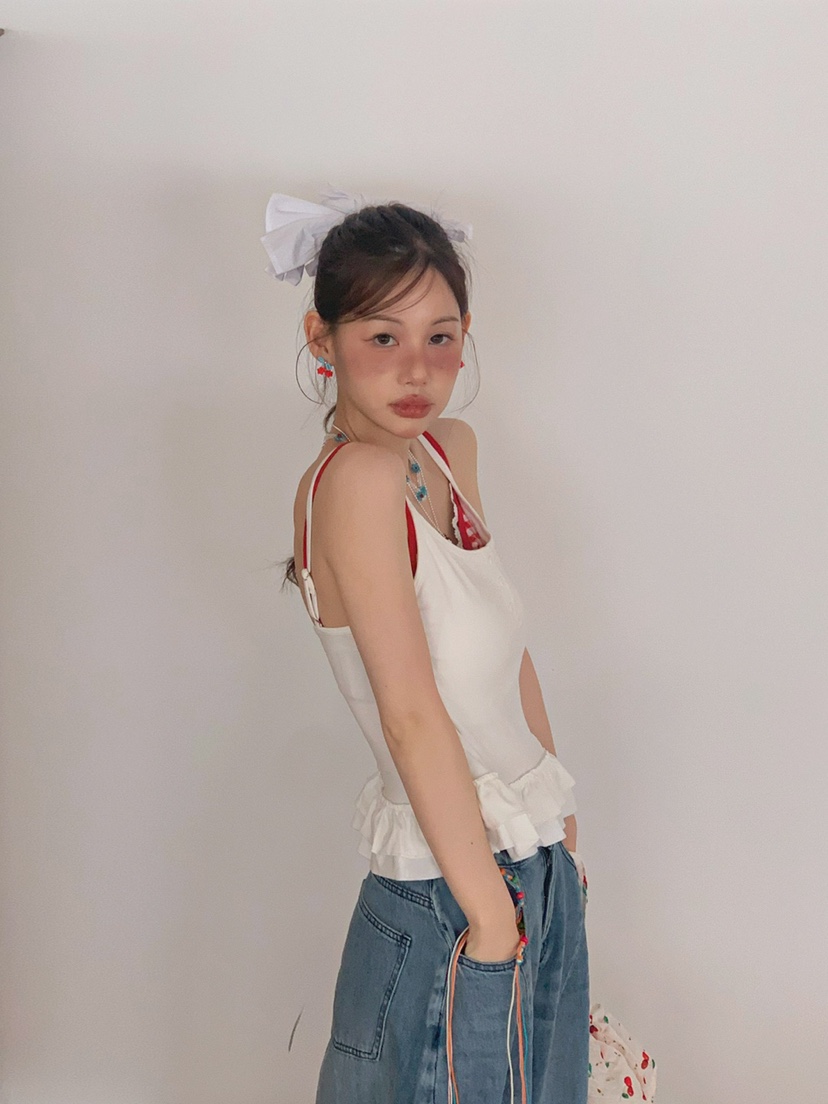 JKICHI韓國直郵㊣女士新款25春夏真品人氣時尚推薦吊帶背心JKICHI吊帶/背心
