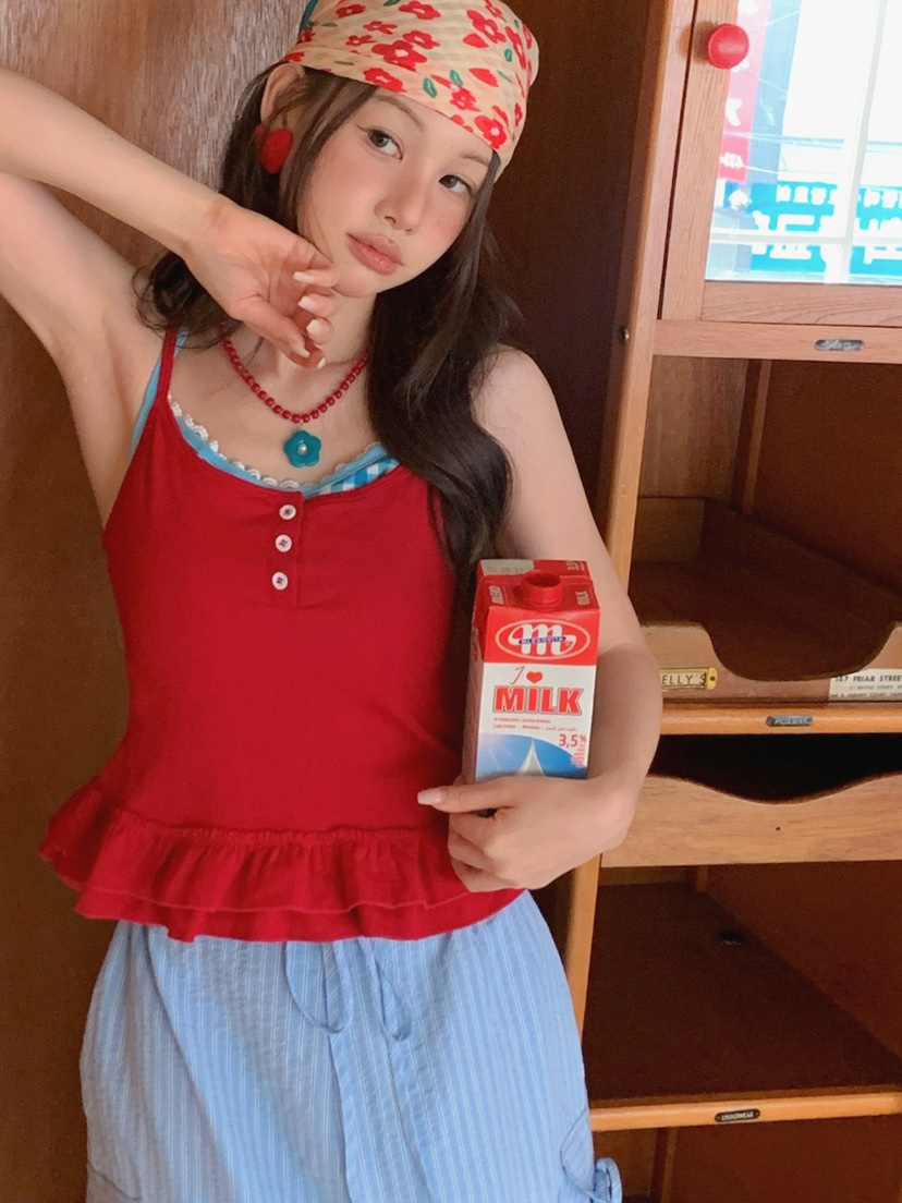 JKICHI韓國直郵㊣女士新款25春夏真品人氣時尚推薦吊帶背心JKICHI吊帶/背心