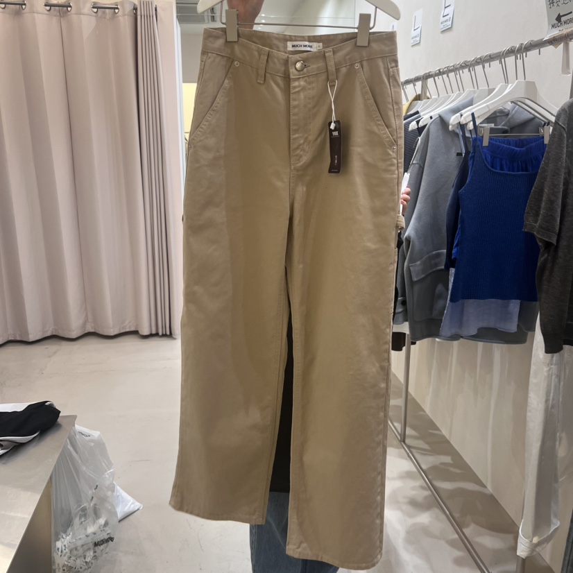 MUCH MORE韓國直郵㊣女士新品推薦職業25春夏真品休閑褲工裝MUCH MORE休閑褲圖色3