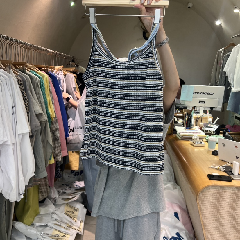 BLACKFRIDAY東大門㊣代購女士新品真品熱賣25春夏人氣吊帶背心BLACK FRIDAY吊帶/背心圖色2