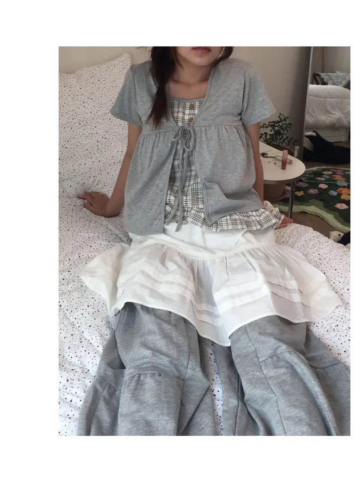 WOOJOO韓國代購㊣女士新款熱賣人氣推薦真品時尚休閑25春夏套裝WOOJOO套裝