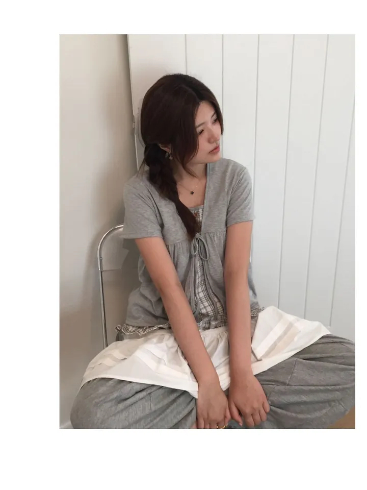 WOOJOO韓國代購㊣女士新款熱賣人氣推薦真品時尚休閑25春夏套裝WOOJOO套裝