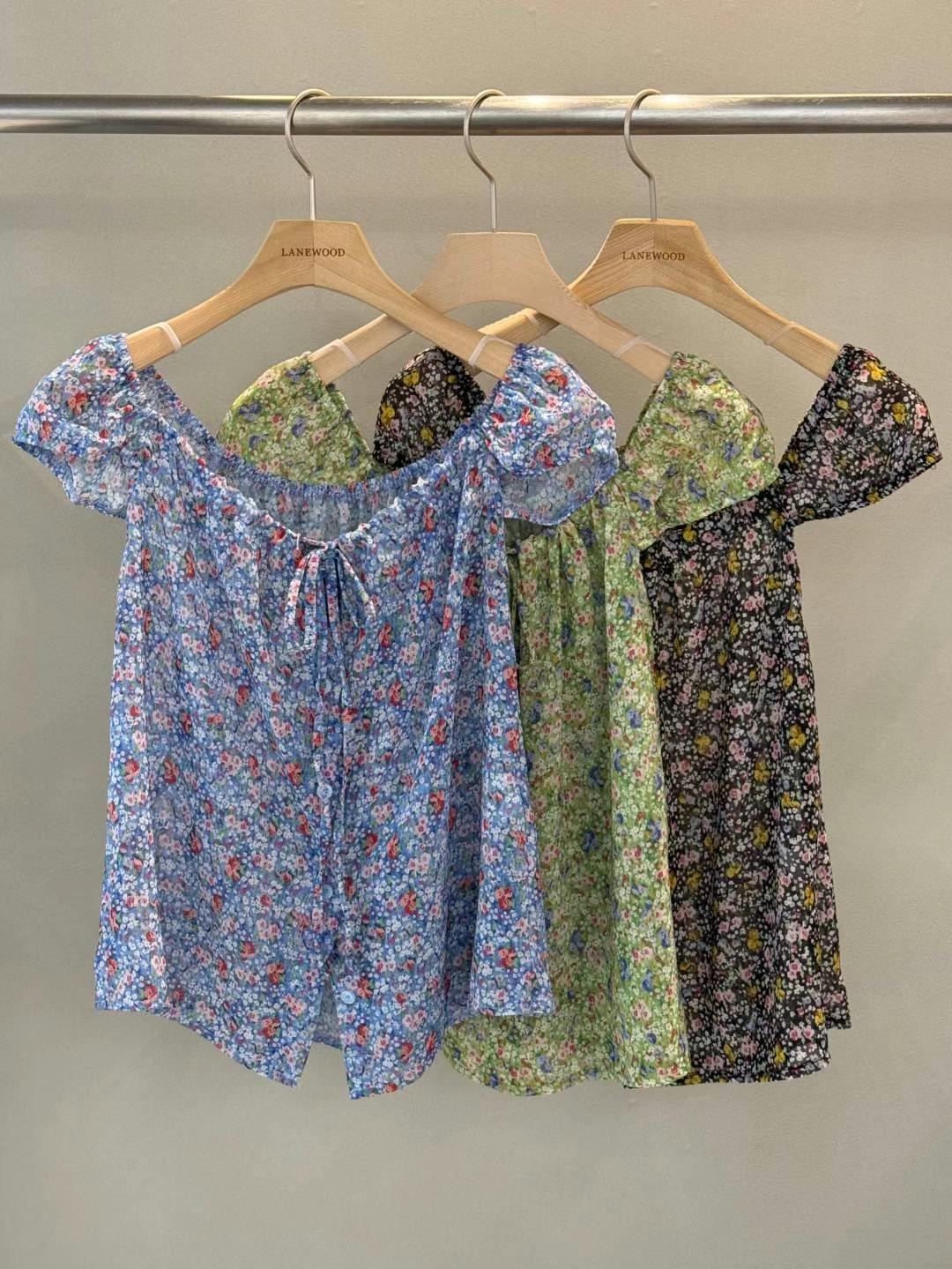 LANEWOOD東大門㊣代購女士新品真品25春夏推薦熱賣襯衫蕾絲衫LANEWOOD襯衫/蕾絲衫