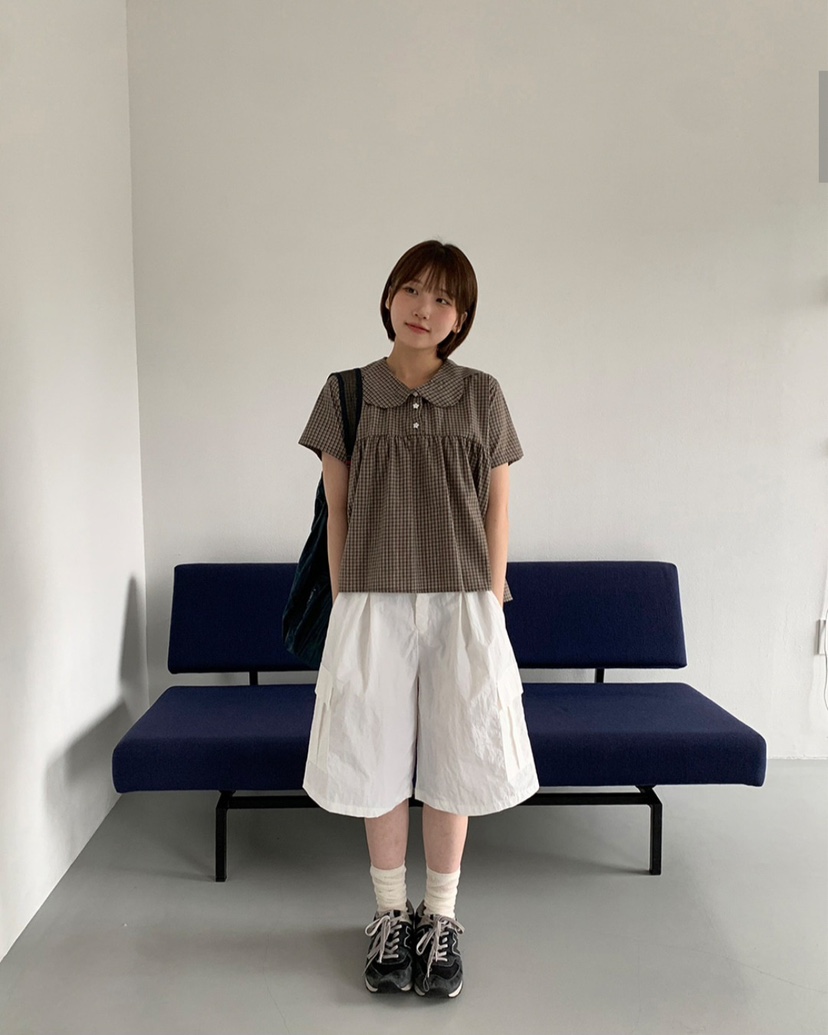 WOOJOO韓國直郵㊣女士新品推薦真品熱賣人氣25春夏襯衫蕾絲衫WOOJOO襯衫/蕾絲衫