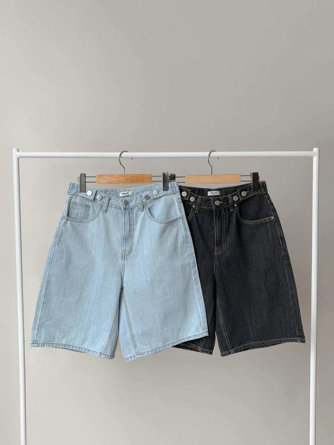 LIBERTE-OT東大門㊣直郵女裝新品25春夏時尚熱賣職業人氣短褲RETHINK短褲