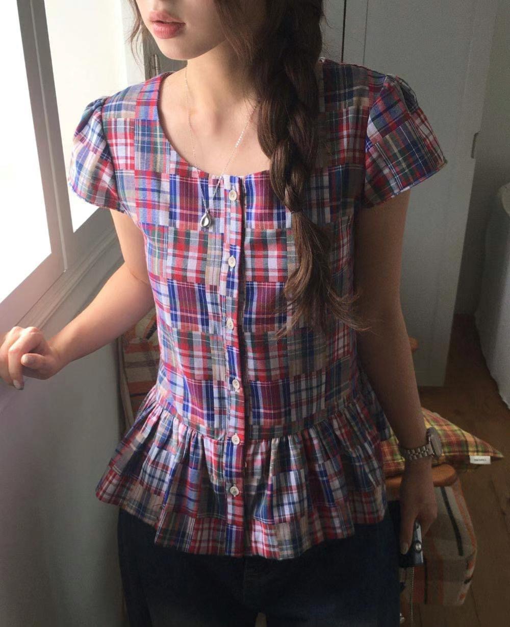 LANEWOOD東大門㊣代購女裝新品25春夏職業真品人氣襯衫蕾絲衫LANEWOOD襯衫/蕾絲衫圖色2