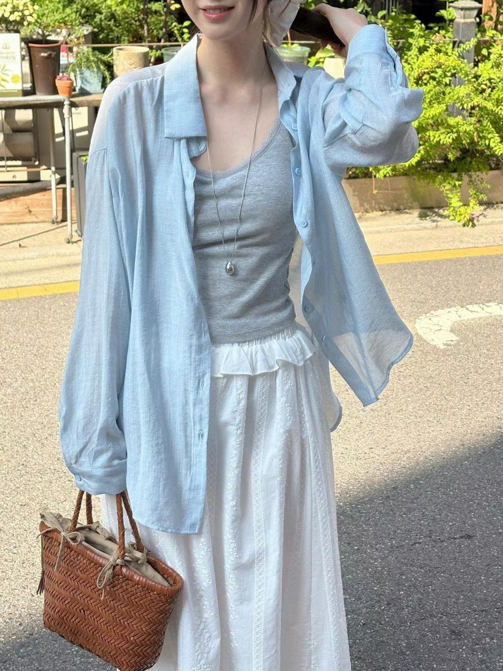 LANEWOOD韓國代購㊣女士新品人氣真品職業25春夏推薦熱賣長裙LANEWOOD長裙