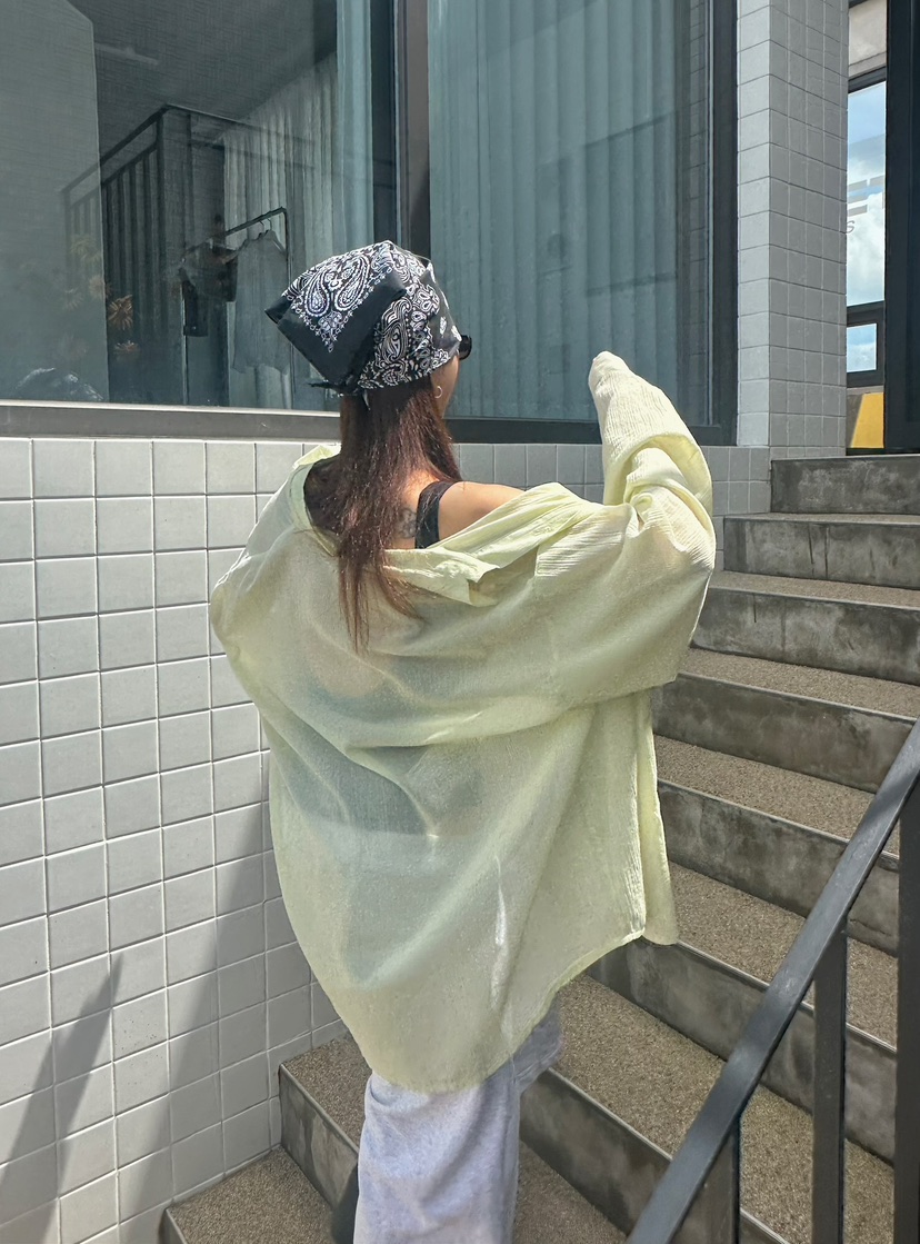 BYRING韓國代購㊣女士新品時尚25春夏熱賣推薦休閑襯衫蕾絲衫BYRING襯衫/蕾絲衫