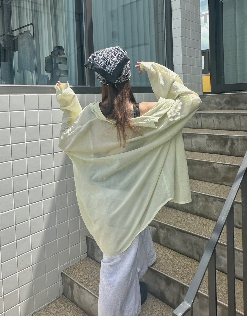 BYRING韓國代購㊣女士新品時尚25春夏熱賣推薦休閑襯衫蕾絲衫BYRING襯衫/蕾絲衫