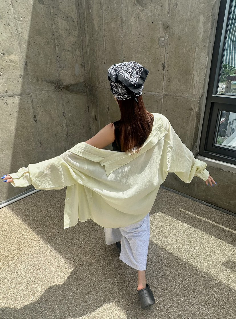 BYRING韓國代購㊣女士新品時尚25春夏熱賣推薦休閑襯衫蕾絲衫BYRING襯衫/蕾絲衫