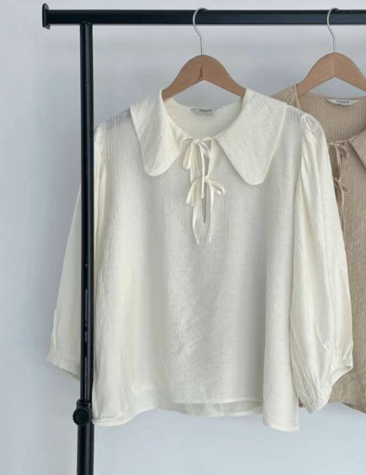 LIBERTE-OT東大門㊣代購女裝新品25春夏真品時尚襯衫蕾絲衫RETHINK襯衫/蕾絲衫圖色1