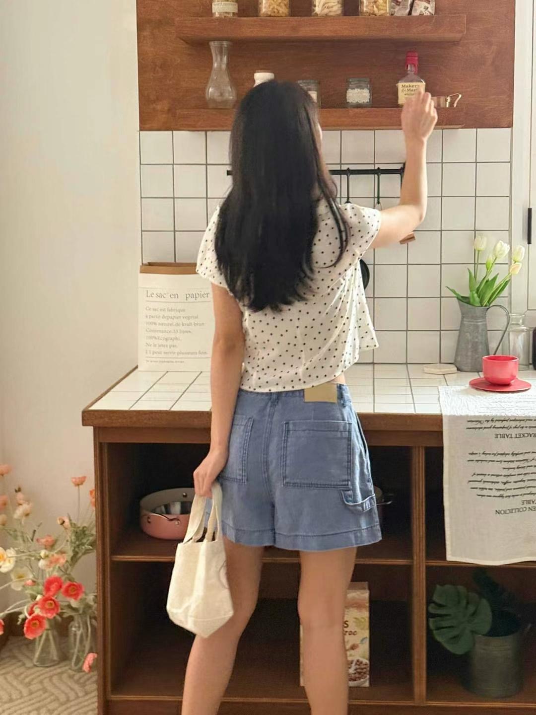 LIBERTE-OT韓國代購㊣女裝新品休閑時尚真品推薦襯衫蕾絲衫RETHINK襯衫/蕾絲衫