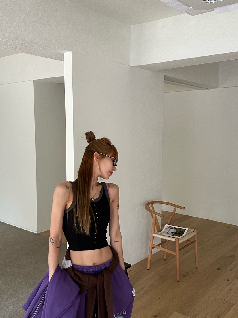 ZEROZERO東大門㊣代購女裝新款職業25春夏真品時尚吊帶背心ZEROZERO吊帶/背心圖色4