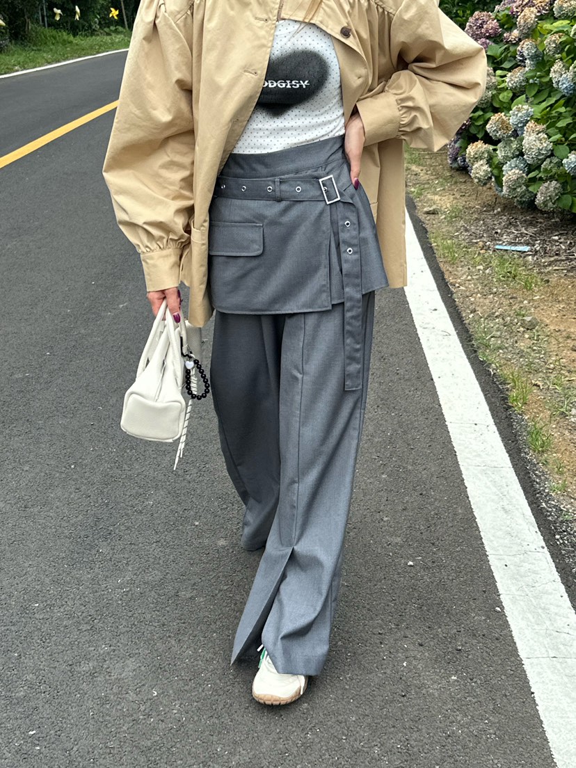 ZEROZERO韓國代購㊣女裝新品休閑真品人氣熱賣推薦裙褲腰帶ZEROZERO裙褲
