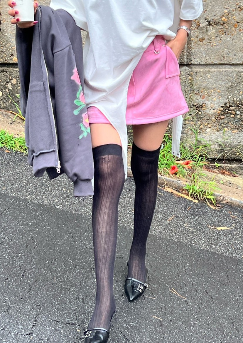 ZEROZERO東大門㊣直郵女士新品職業休閑人氣25春夏短裙絨面革ZEROZERO短裙