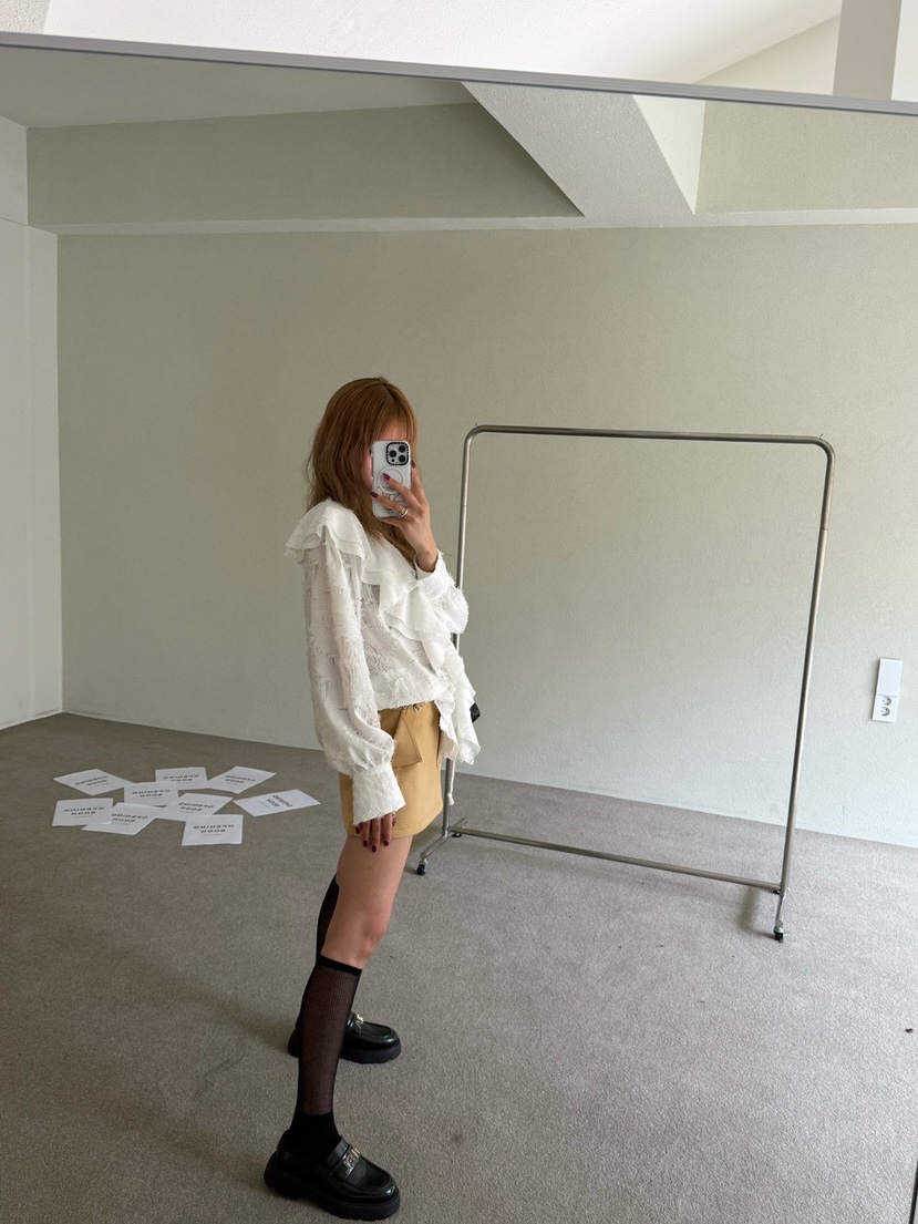 ZEROZERO東大門㊣直郵女士新品職業休閑人氣25春夏短裙絨面革ZEROZERO短裙