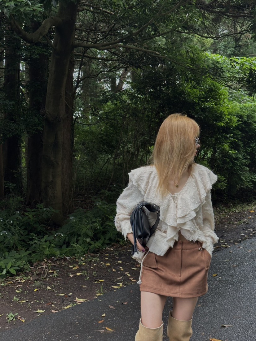 ZEROZERO東大門㊣實拍女士新品職業推薦休閑襯衫蕾絲衫流蘇ZEROZERO襯衫/蕾絲衫