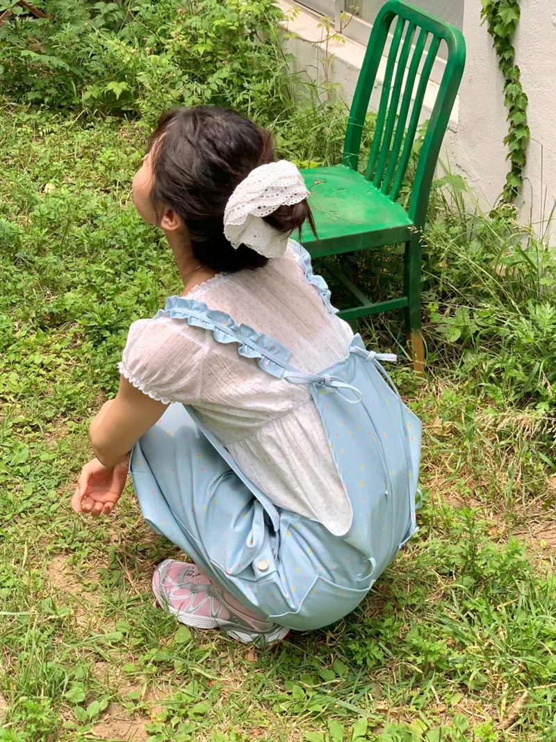 EXCUSE韓國代購㊣女士新款人氣職業25春夏時尚背帶褲不含內搭EXCUSE背帶褲