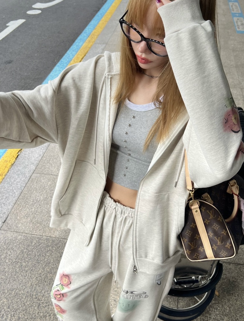 ZEROZERO韓國直郵㊣女裝新款休閑時尚熱賣人氣25春夏休閑褲復古ZEROZERO休閑褲
