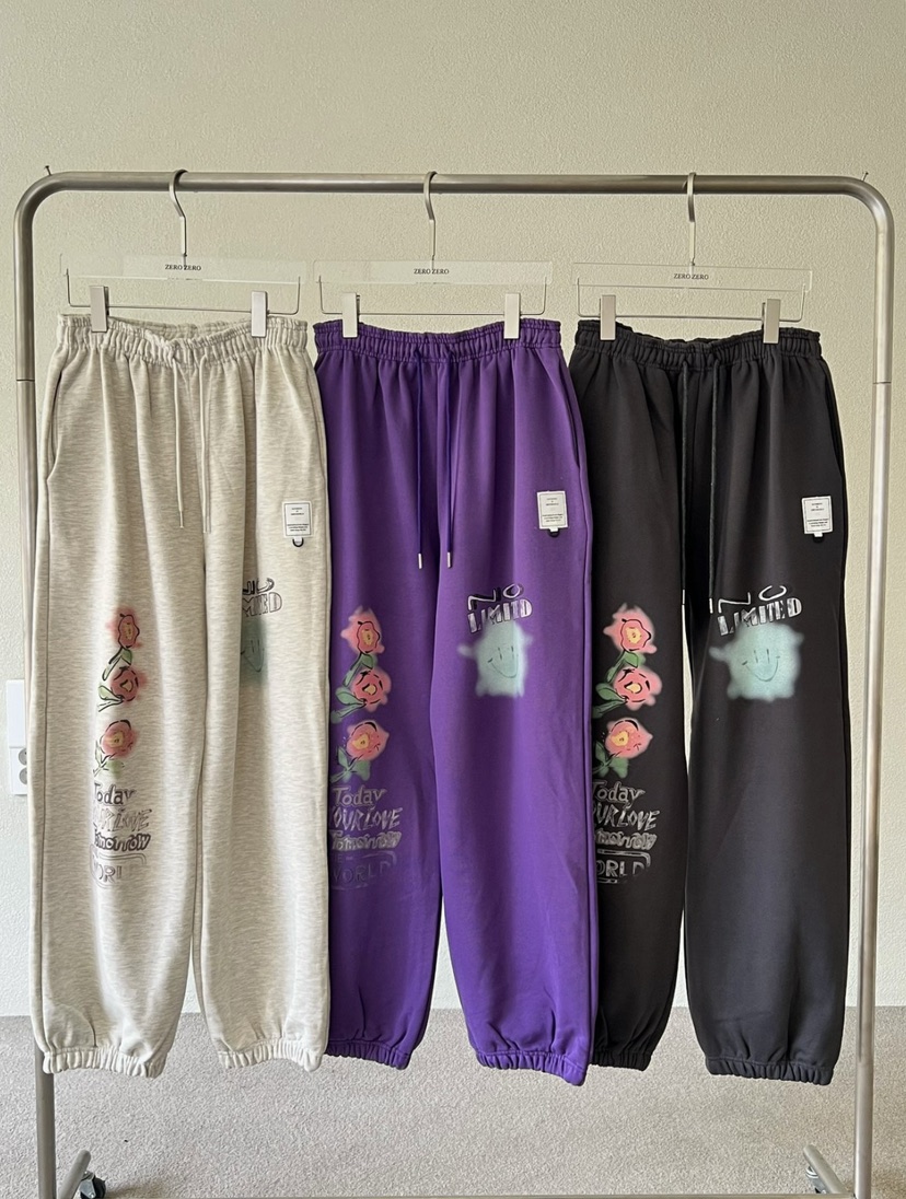 ZEROZERO韓國直郵㊣女裝新款休閑時尚熱賣人氣25春夏休閑褲復古ZEROZERO休閑褲